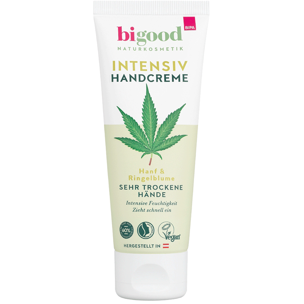 Bild: bi good Intensiv Handcreme Hanf & Ringelblume
