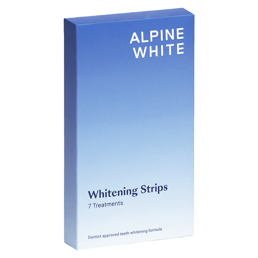 Bild: Alpine White Whitening Strips Zahnaufhellung