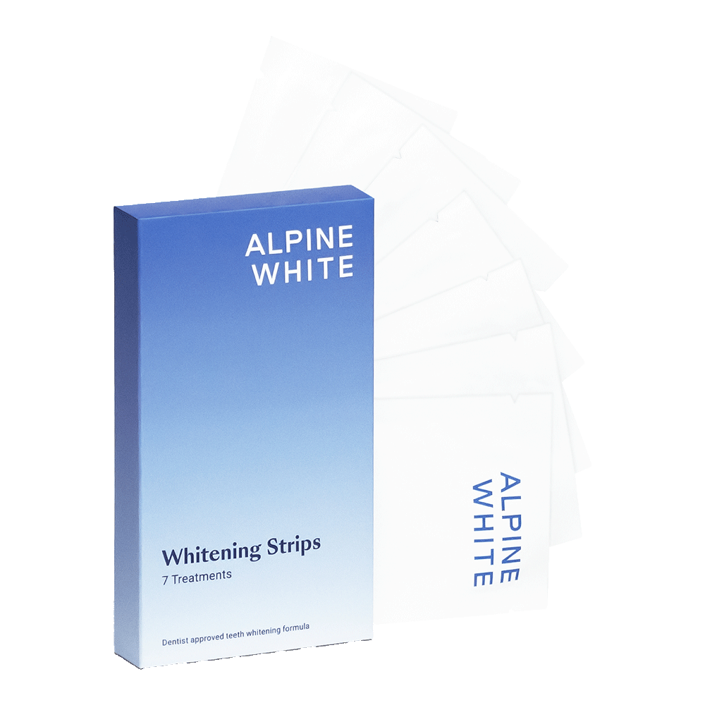 Bild: Alpine White Whitening Strips Zahnaufhellung