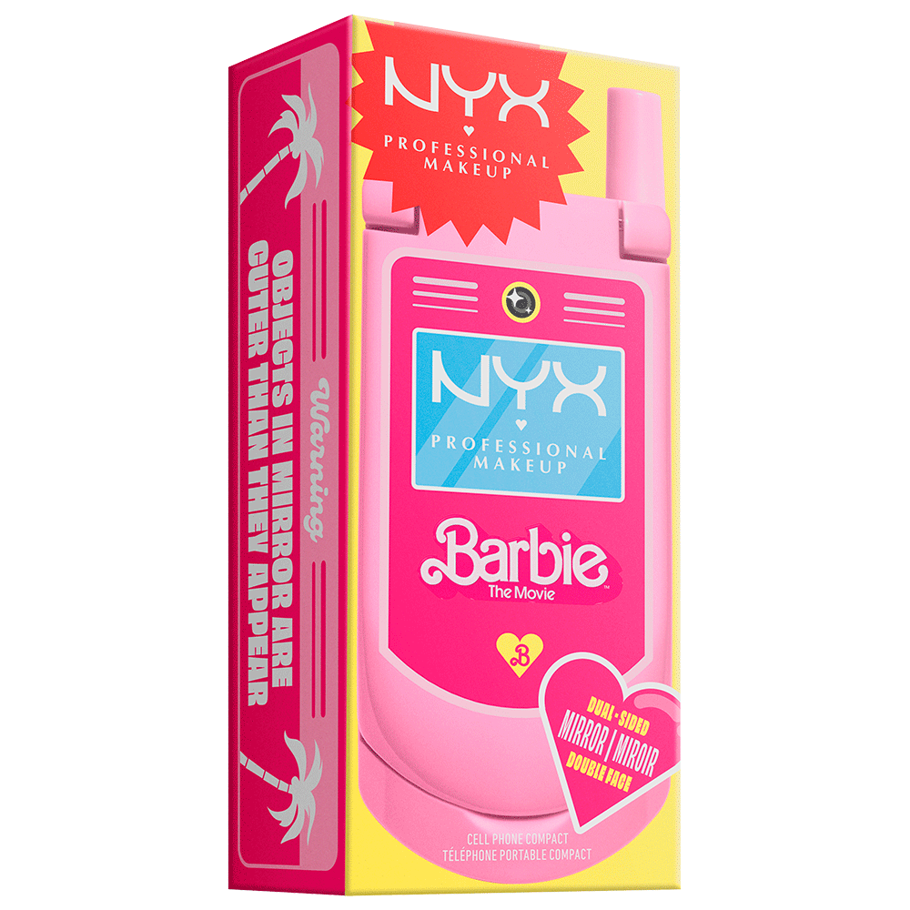 Bild: NYX Professional Make-up Barbie Mirror Phone zweiseitiger Spiegel 