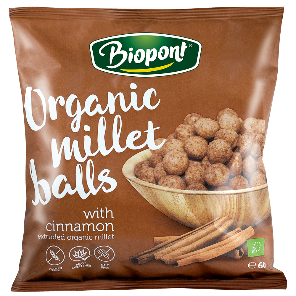 Bild: Biopont Organic Millet Balls mit Zimt