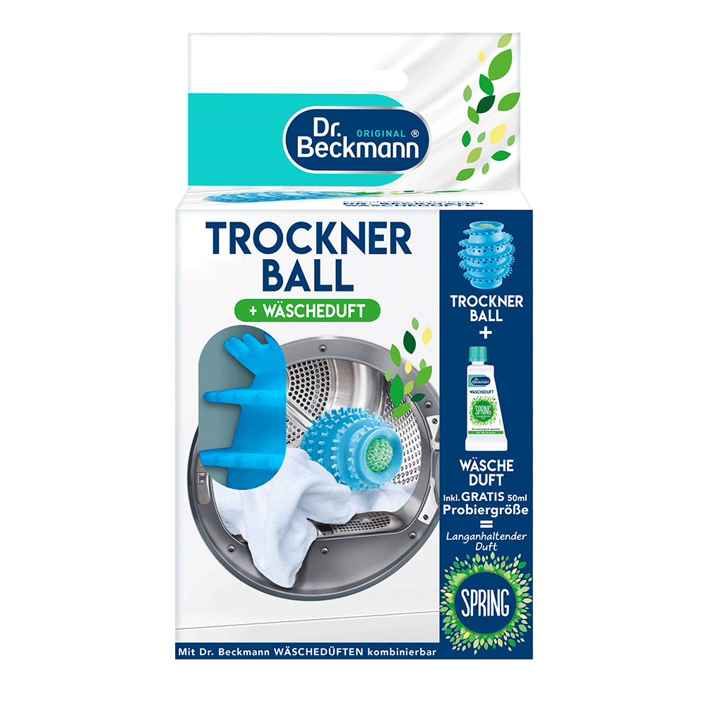 Bild: Dr. Beckmann Trockner Ball + Wäscheduft