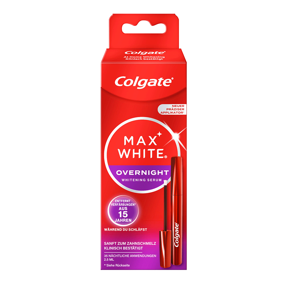 Bild: Colgate Max White Overnight Whitening Serum