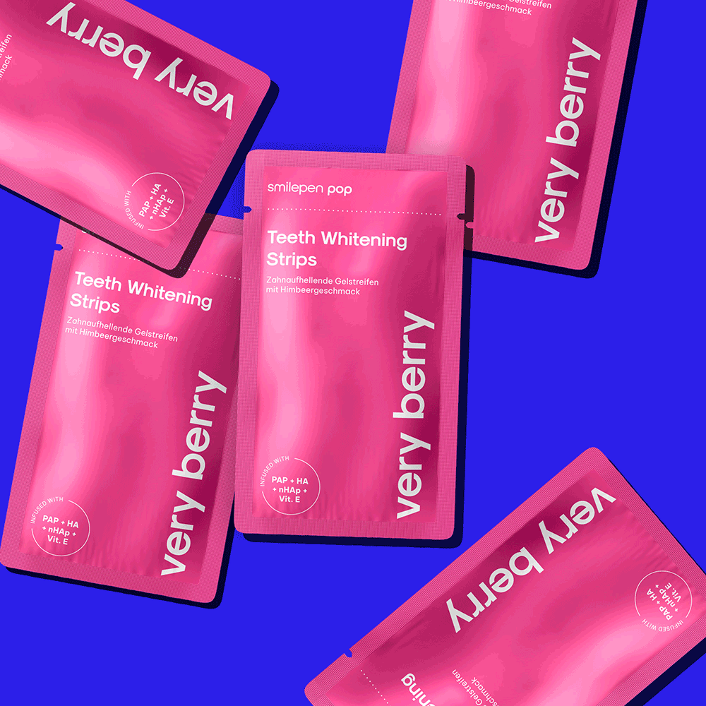 Bild: Smilepen Pop Teeth Whitening Strips Very Berry