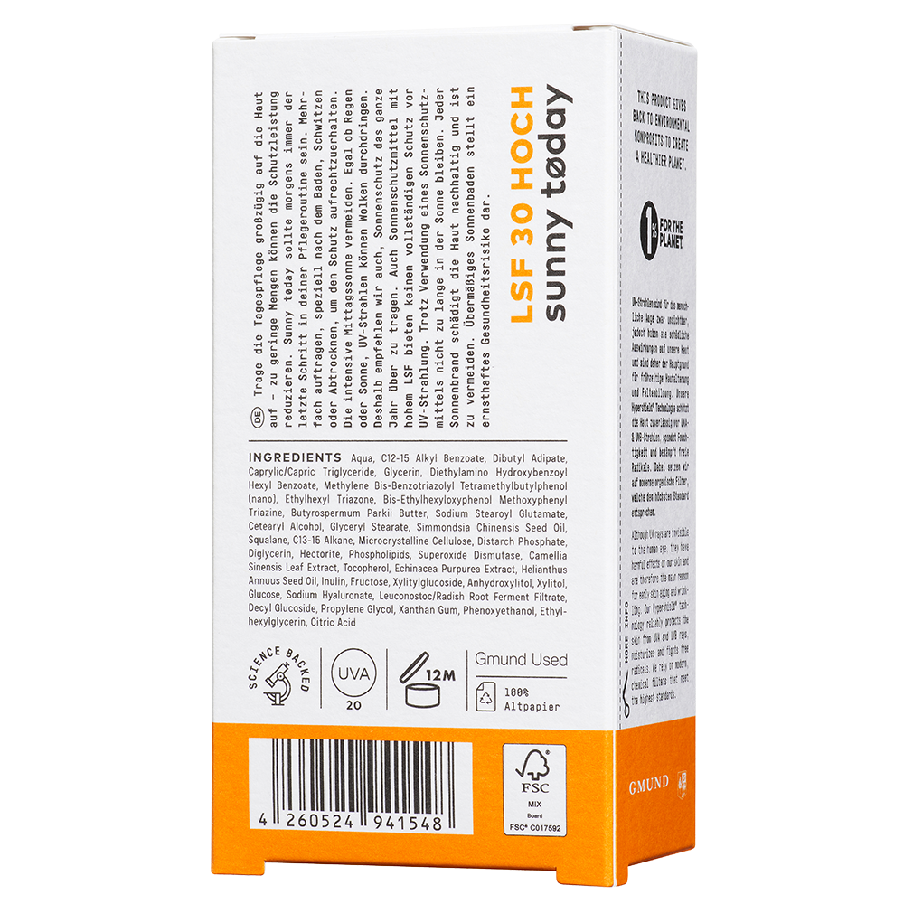 Bild: No Cosmetics Hypershield Tagespflege LSF 30 