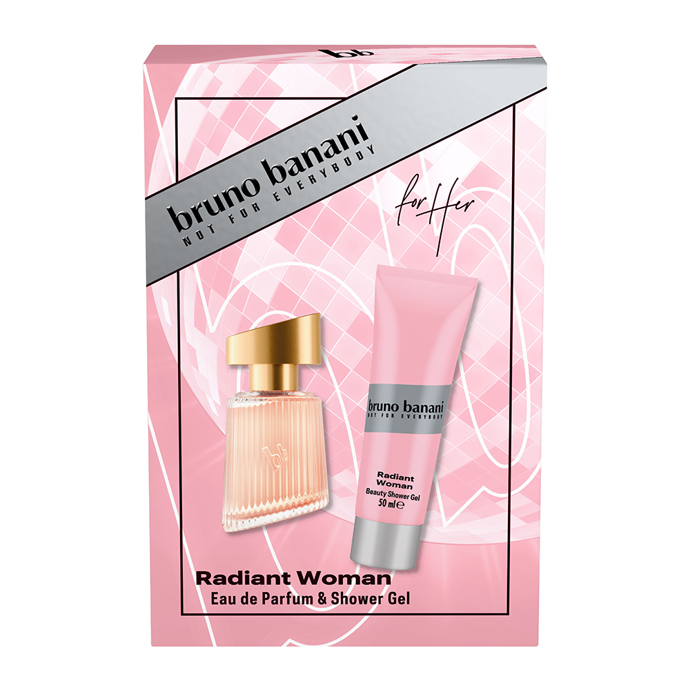 Bild: bruno banani Radiant Woman Geschenkset Eau de Parfum 30ml + Duschgel 50 ml