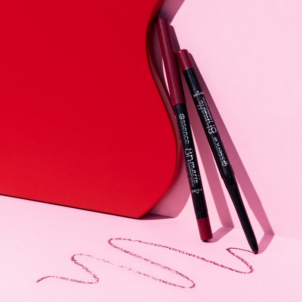 Bild: essence 8h MATTE comfort lipliner Burgundy Bestie