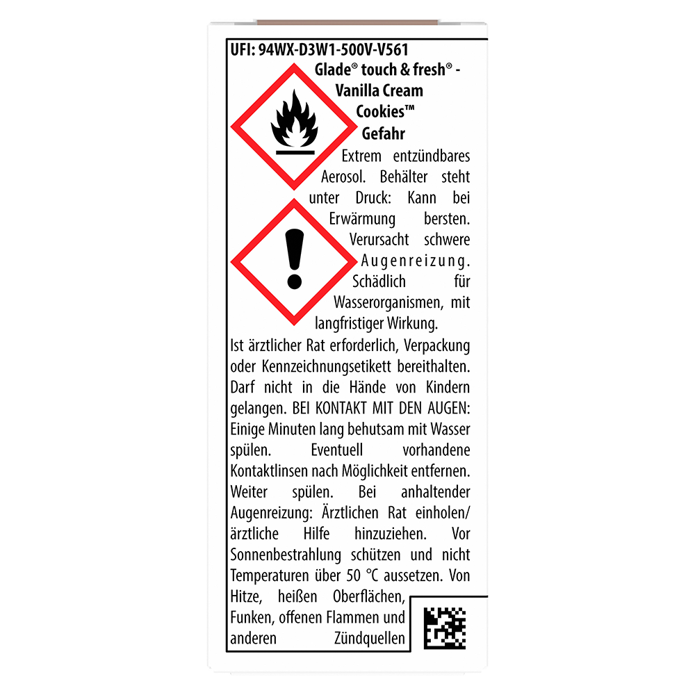 Bild: Glade Touch & Fresh Vanilla Cream Cookies