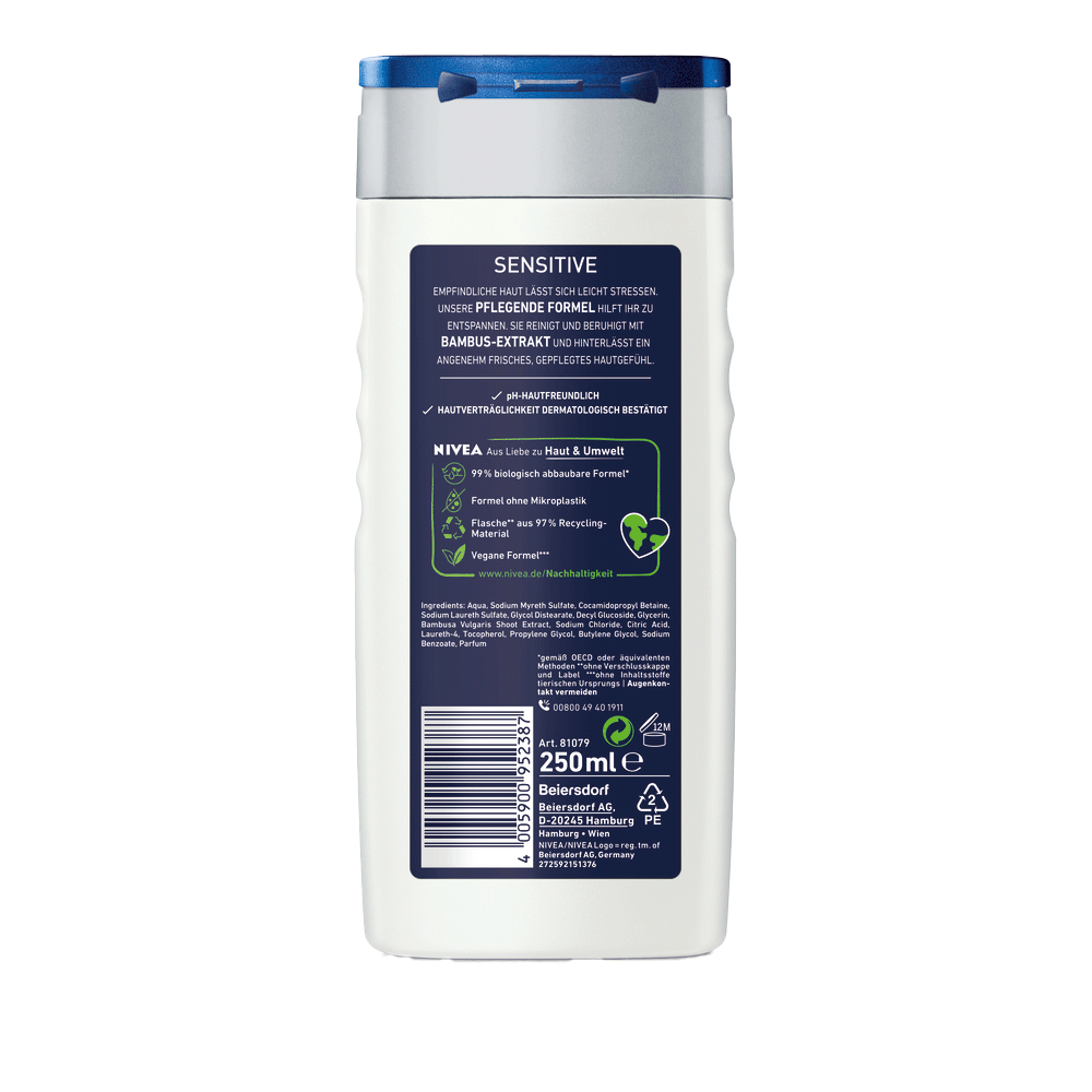 Bild: NIVEA MEN 3in1 Duschgel Sensitive