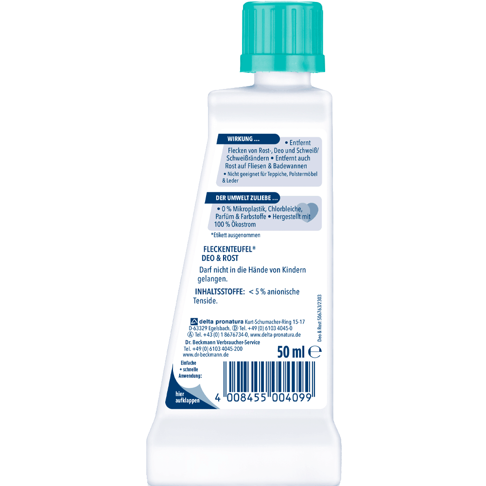 Bild: Dr. Beckmann Fleckenteufel Deo & Rost