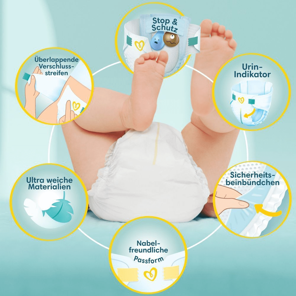 Bild: Pampers Premium Protection Größe 2, 4kg - 8kg