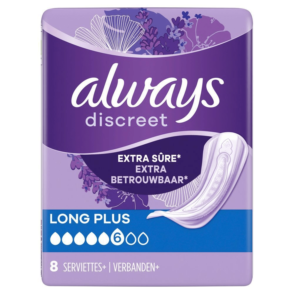 Bild: always Discreet Inkontinenz-Einlagen Long Plus 