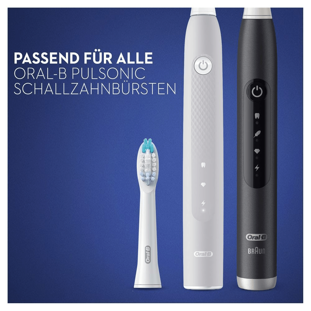 Bild: Oral-B Pulsonic Clean Aufsteckbürsten, Weiß 