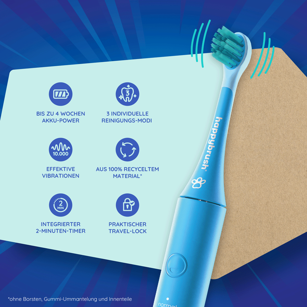 Bild: happybrush Lernzahnbürste Eco Vibe Kids 