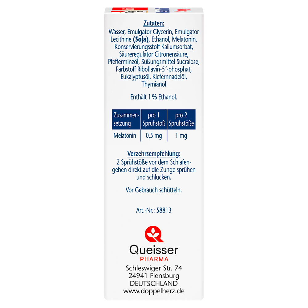 Bild: DOPPELHERZ Melatonin Spray 