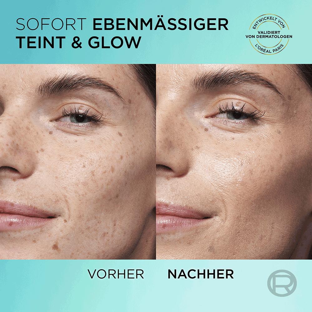 Bild: L'ORÉAL PARIS Bright Reveal Tägliches Glow-Fluid Getönt Light LSF 50 