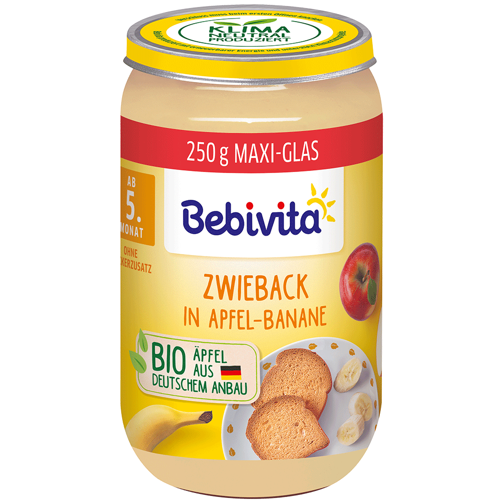 Bild: Bebivita Zwieback in Apfel Banane