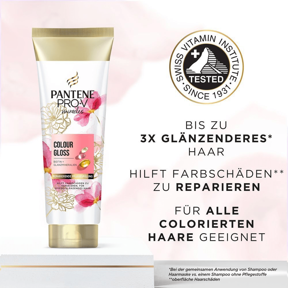 Bild: PANTENE PRO-V Pflegespülung Mit Biotin Für Coloriertes Haar 