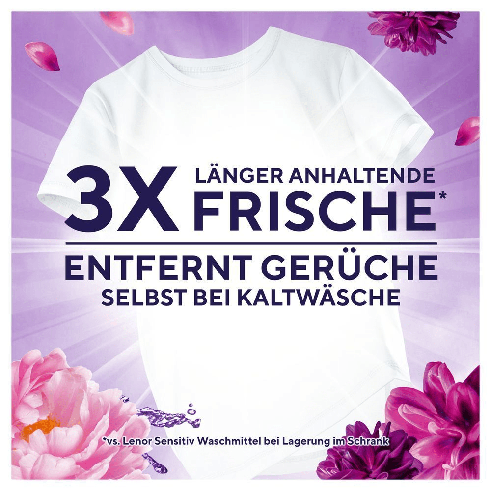 Bild: Lenor Flüssigwaschmittel Amethyst Blütentraum 