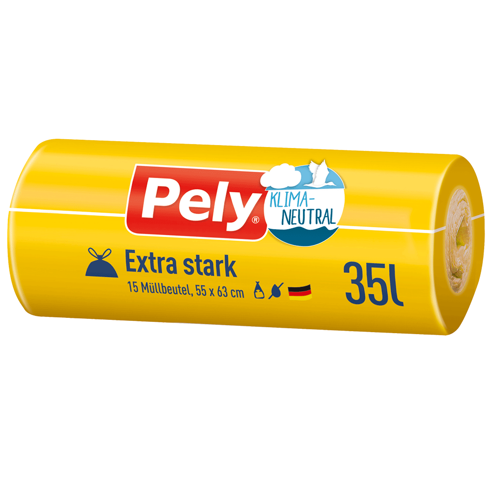 Bild: Pely Müllbeutel klimaneutral extra stark 35l