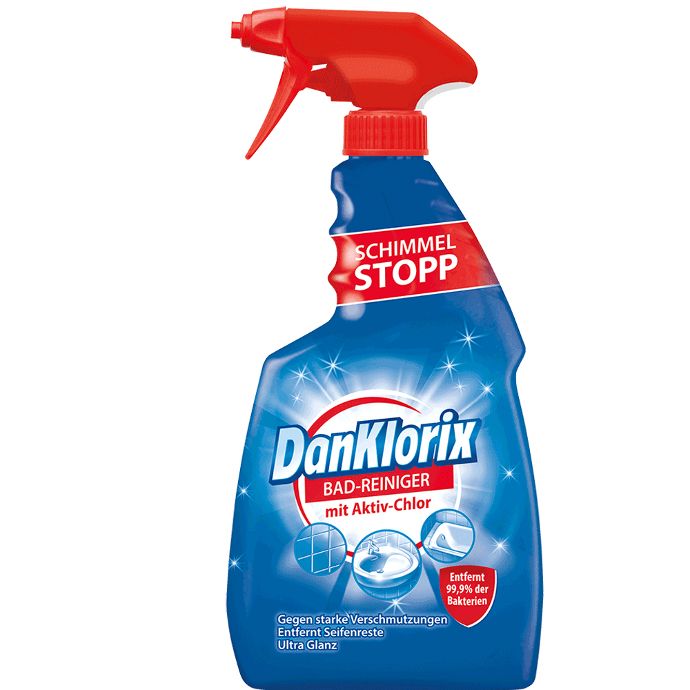 Bild: DanKlorix Bad-Reiniger Schimmel Stopp
