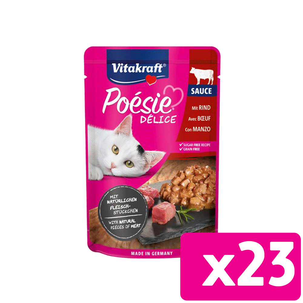 Bild: Vitakraft Poésie Poesie Delisauce Rindfleisch