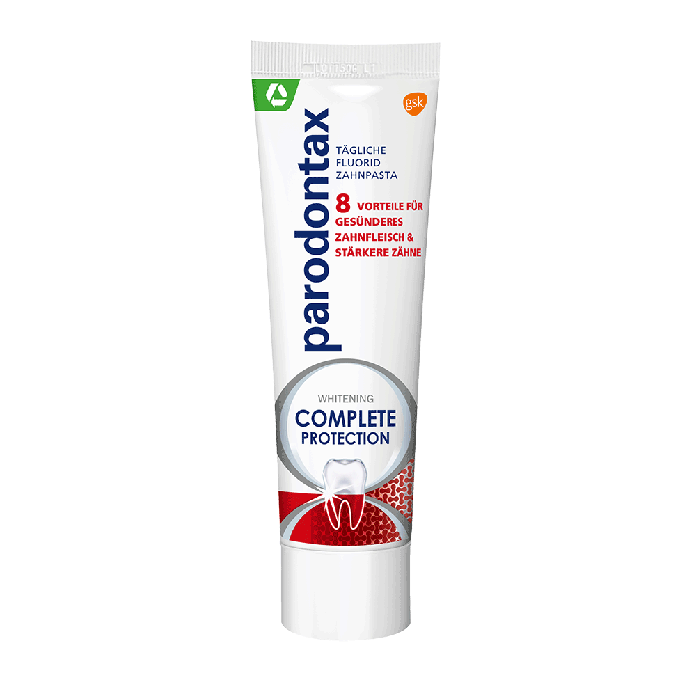 Bild: Parodontax Zahnpasta Complete Protection Whitening