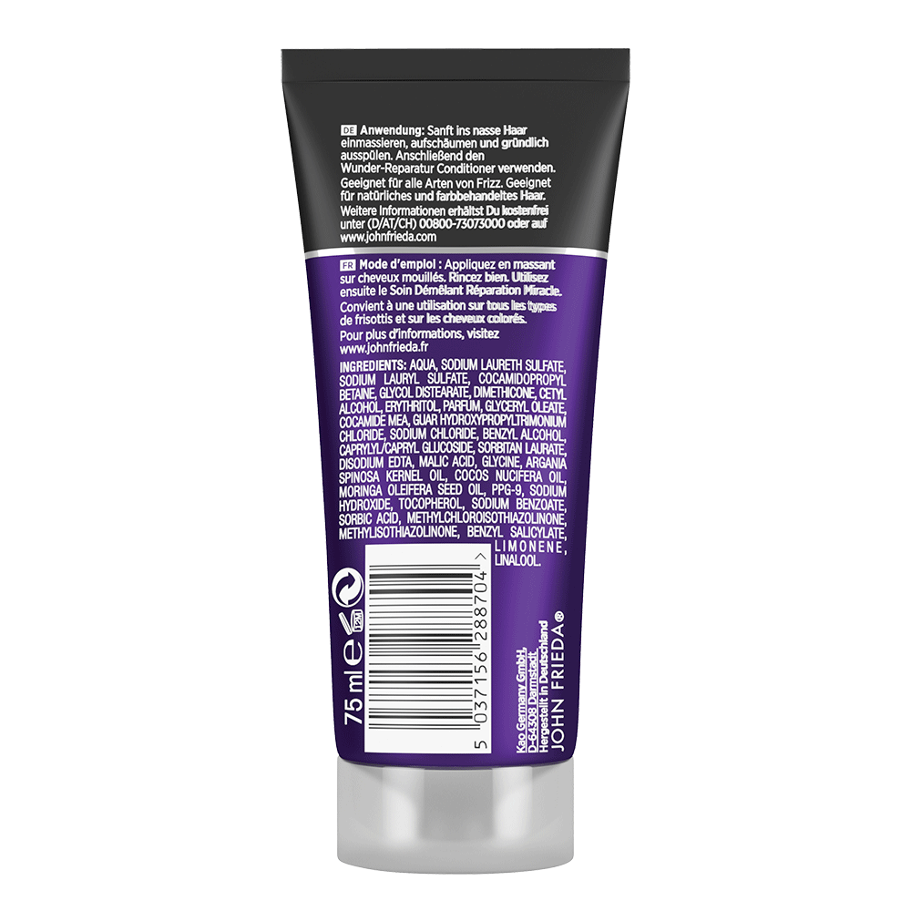 Bild: JOHN FRIEDA FRIZZ EASE Wunder-Reparatur Shampoo