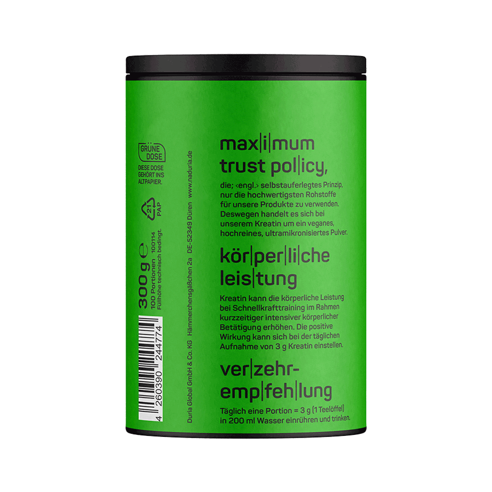 Bild: Naduria Creatine Premium Monohydrate