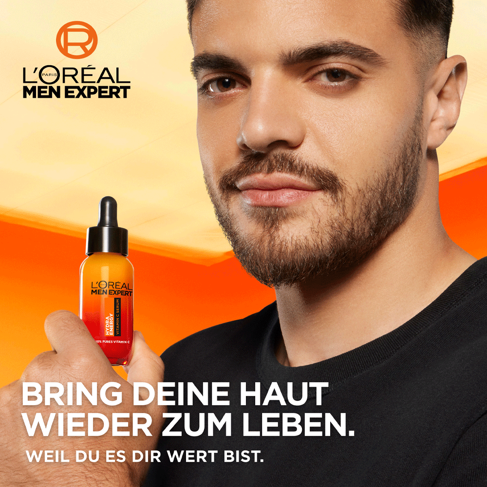 Bild: L'ORÉAL PARIS MEN EXPERT Hydra Energy Vitamin C Serum