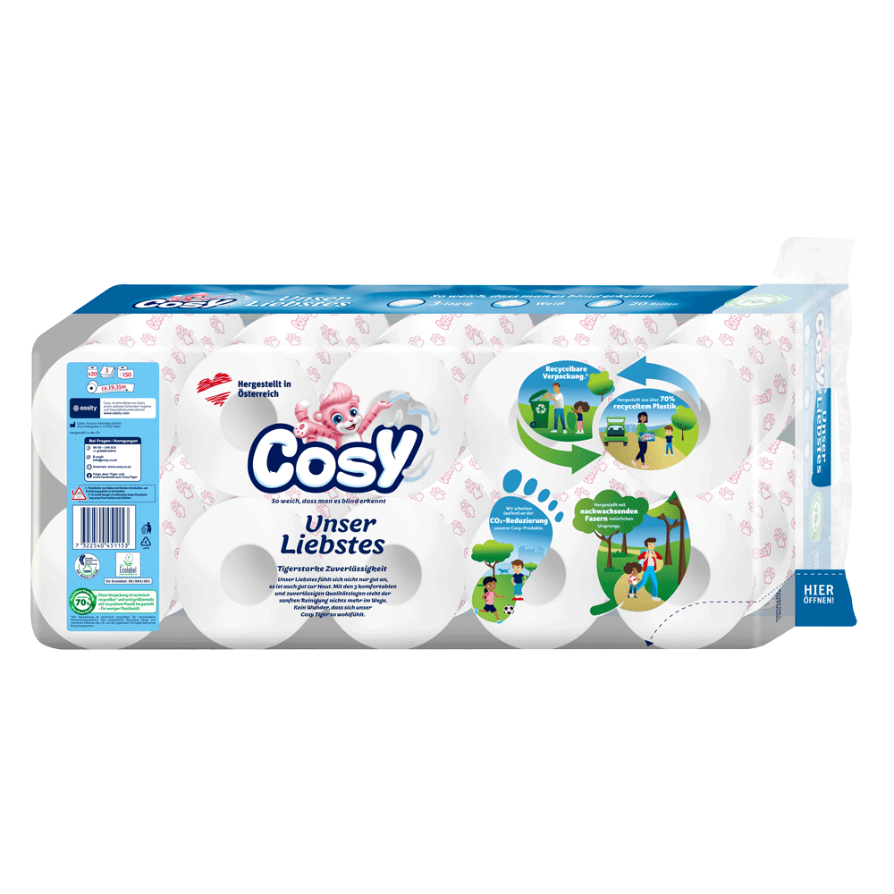 Bild: Cosy Unser Liebstes Toilettenpapier weiß