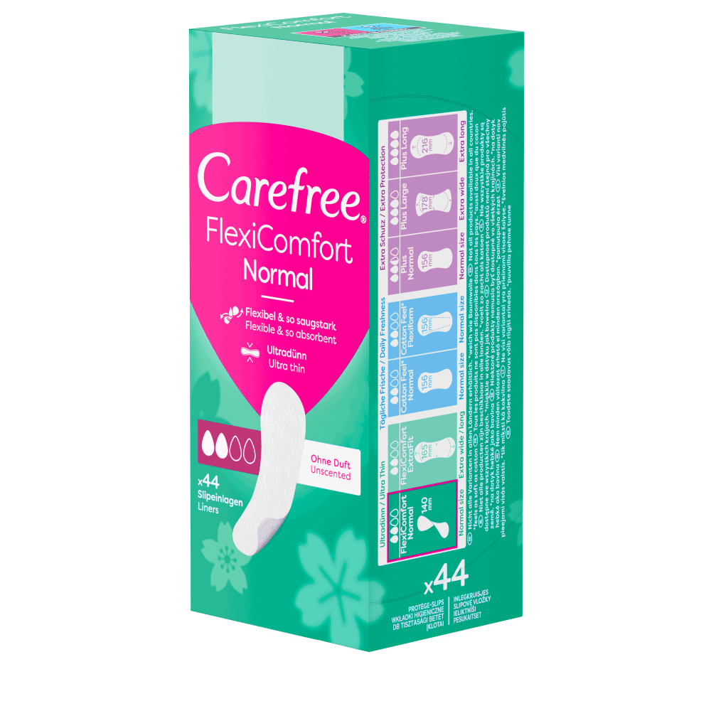 Bild: Carefree FlexiComfort FlexiComfort Slipeinlagen Normal