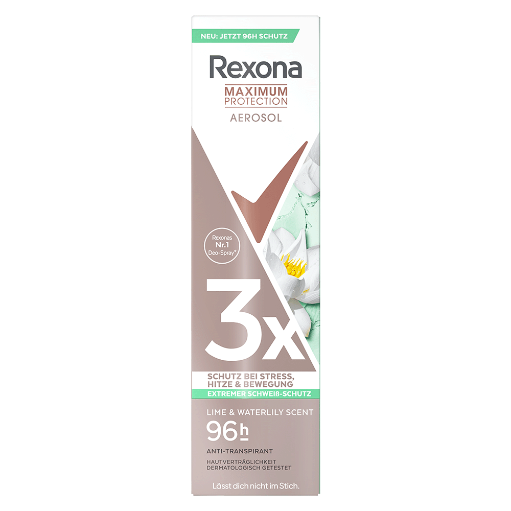 Bild: Rexona Maximum Protection Deo Spray Lime & Waterlily