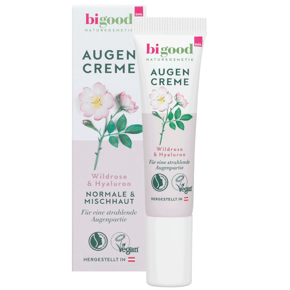 Bild: bi good Augencreme Wildrose & Hyaluron