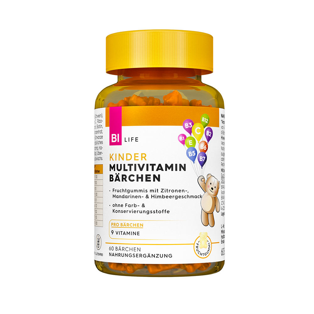 Bild: BI LIFE Kinder Multivitamin Bärchen 