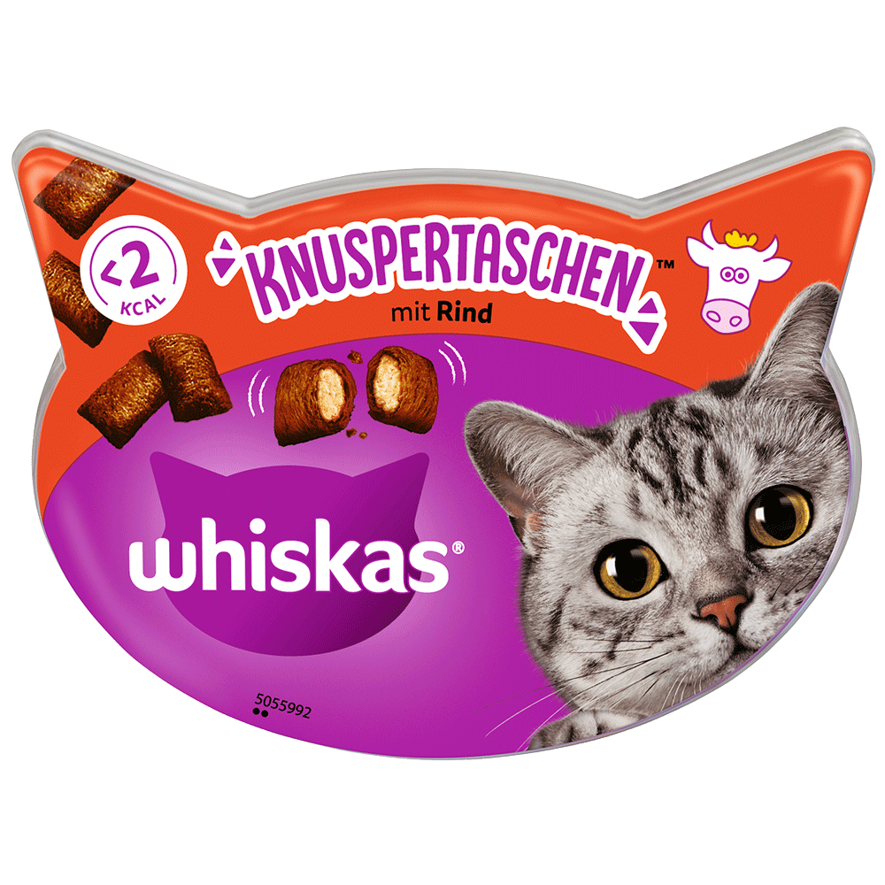 Bild: Whiskas Knuspertaschen mit Rind