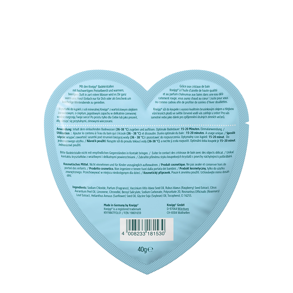 Bild: Kneipp Badekristalle Sachet Herz