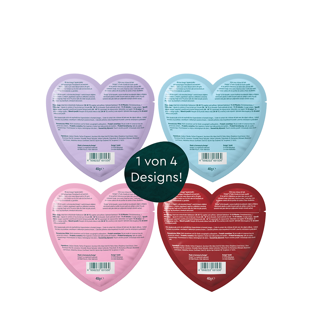 Bild: Kneipp Badekristalle Sachet Herz