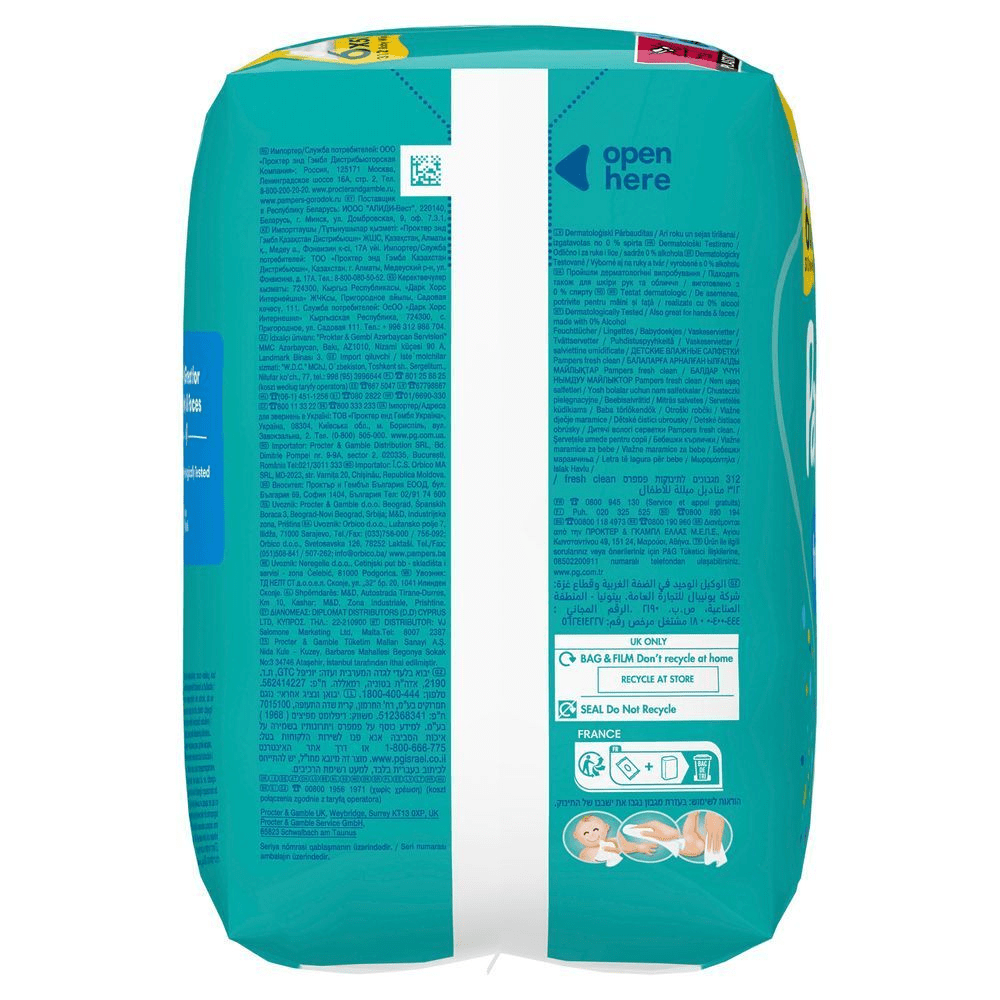 Bild: Pampers Fresh Clean Feuchttücher