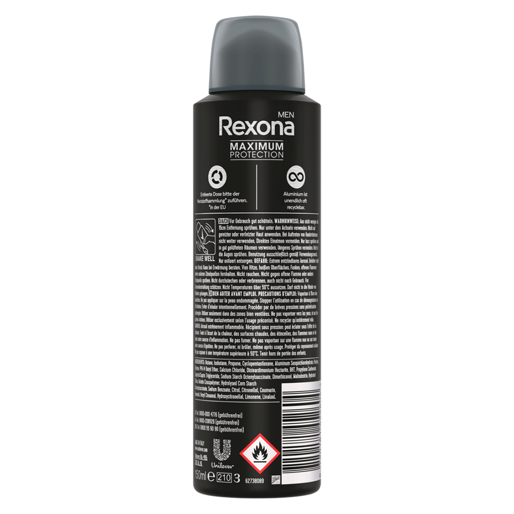 Bild: Rexona MEN Maximum Protection Deo Spray Cobalt Dry