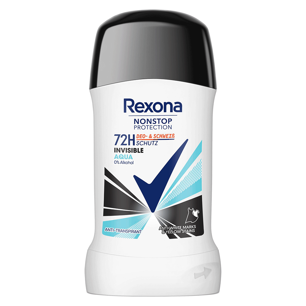 Bild: Rexona Nonstop Protection Deo Stick Invisible Aqua