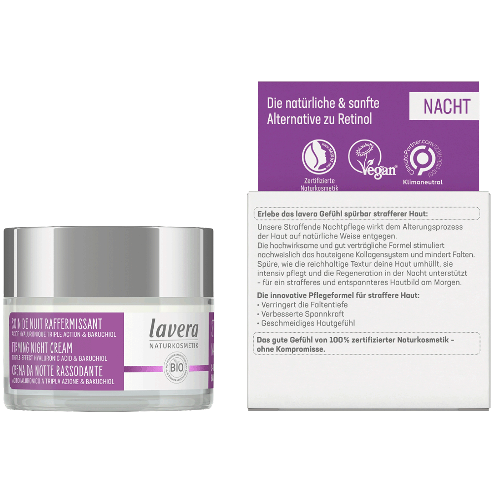 Bild: lavera Straffende Nachtpflege