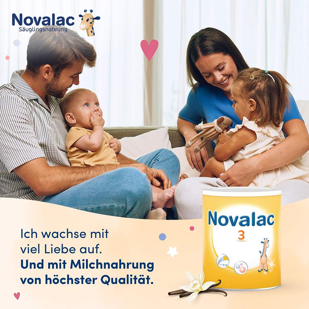 Bild: Novalac 3 Milchpulver für Kleinkinder 1-3 Jahre