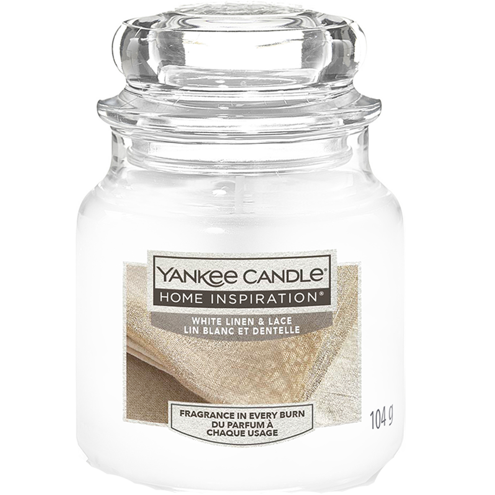 Bild: Yankee Candle Home Inspiration Duftkerze klein White Linen Lace