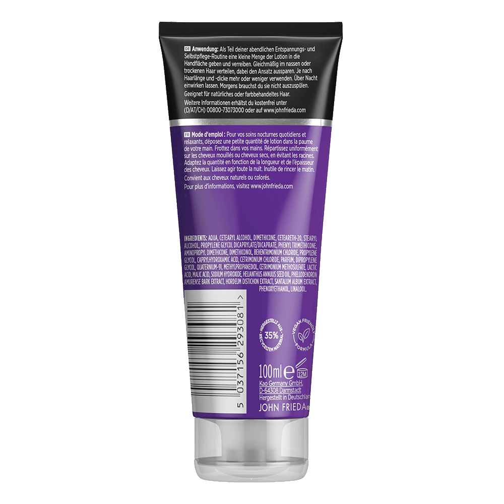 Bild: JOHN FRIEDA FRIZZ EASE Wunder Reparatur Repair & Renew Night Lotion
