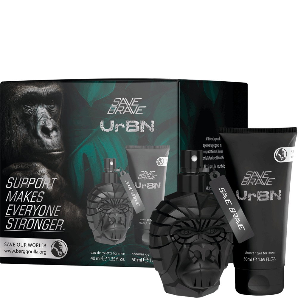Bild: Save Brave Urbn Geschenkset Eau de Toilette 40 ml + Duschgel 50 ml