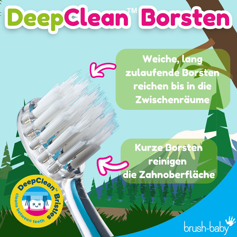 Bild: brush-baby Wild Ones Wiederaufladbare Elektrische Zahnbürste Bernie Bear