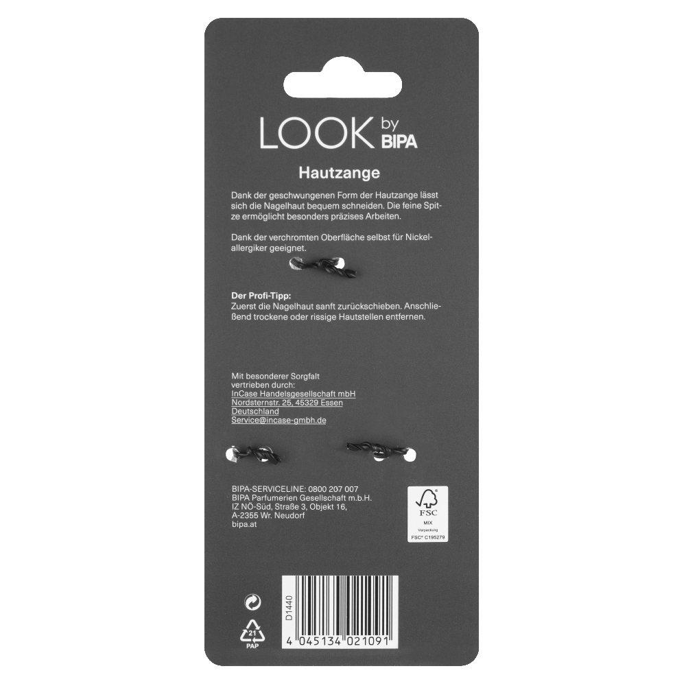 Bild: LOOK BY BIPA Hautzange