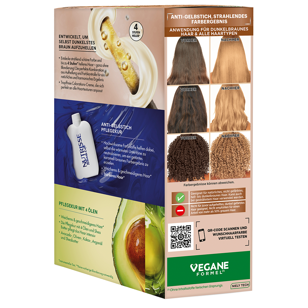 Bild: GARNIER Nutrisse Nutrisse Blonde Lift Honigbraun