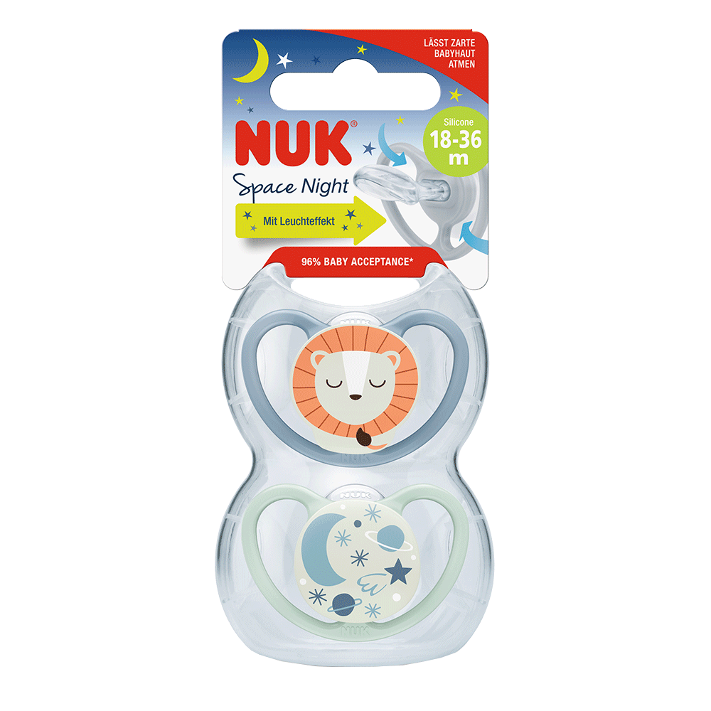 Bild: NUK Space Night Schnuller Blau
